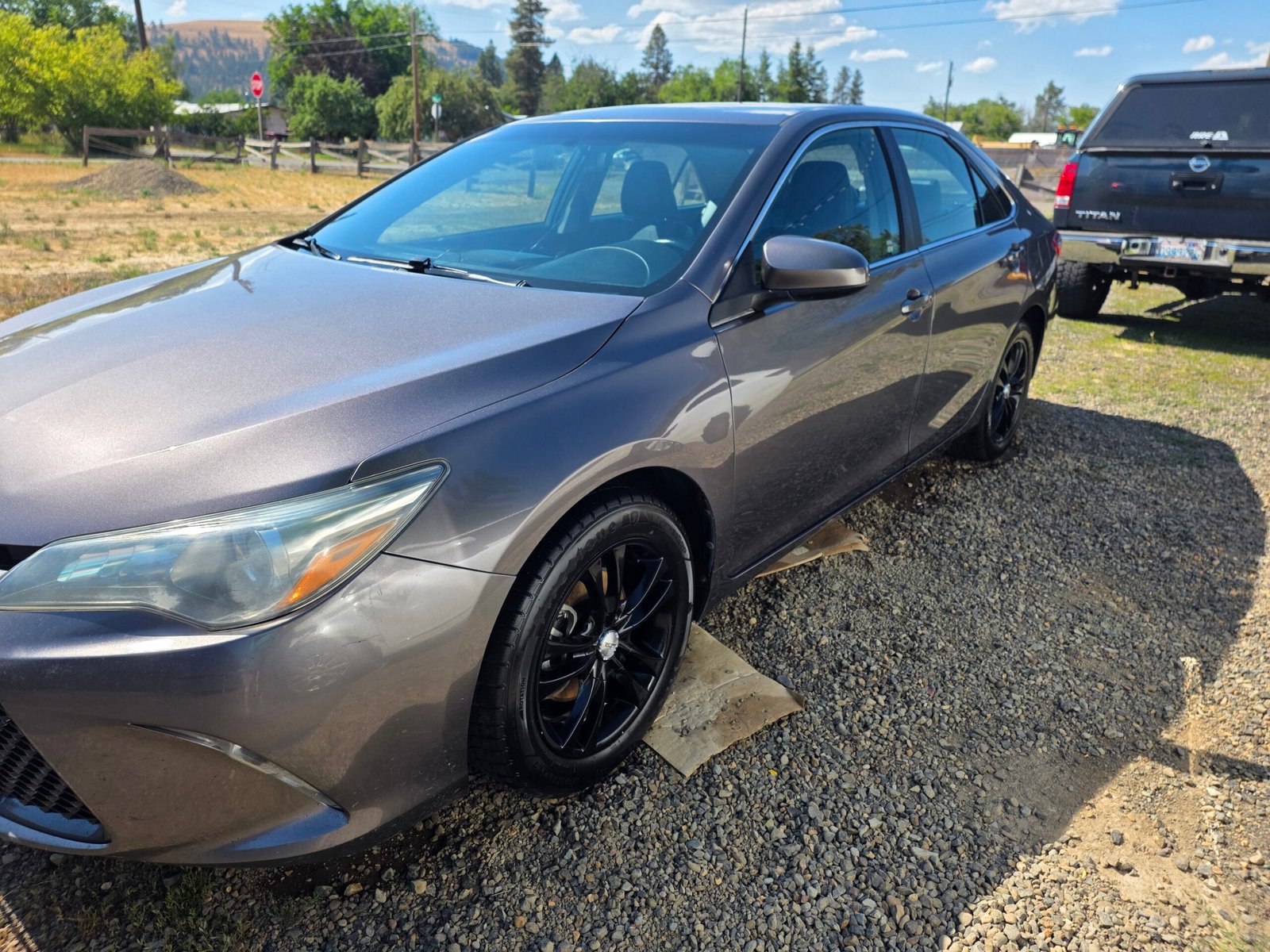 camry outside after