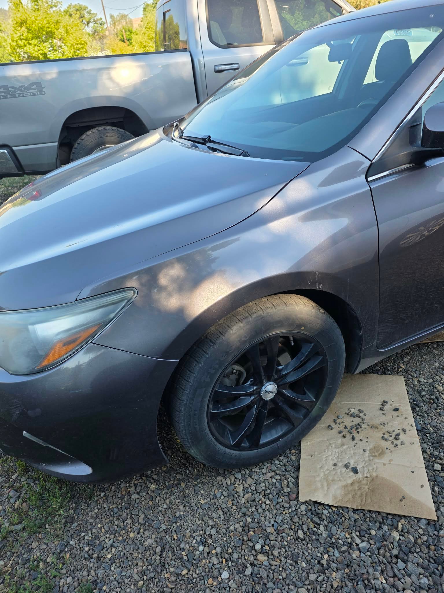 camry outside before