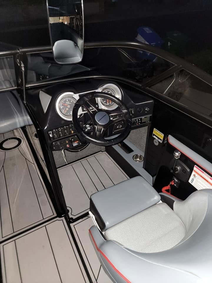 boat front after
